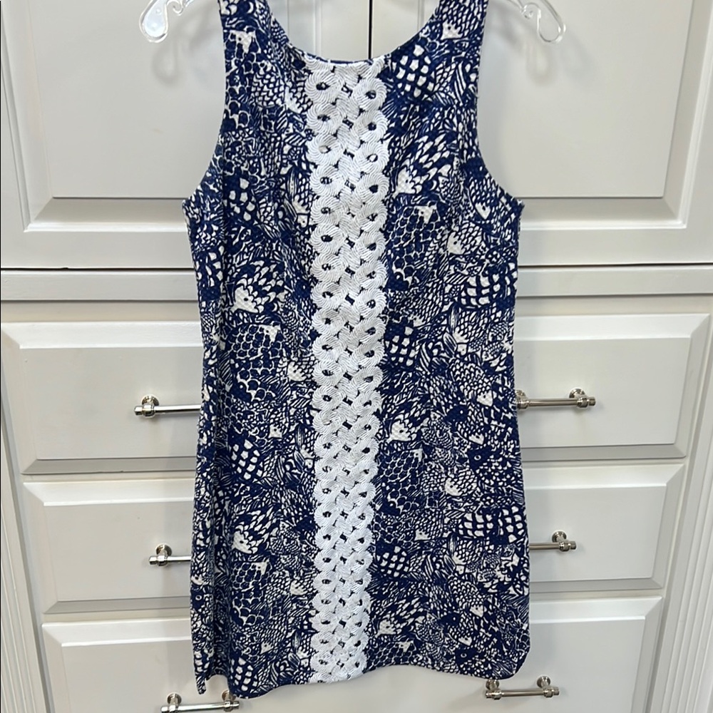 Lilly Pulitzer Blue and White Dress-Target